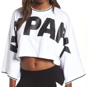 ♡  IVY PARK Cropped Oversized Logo Tee